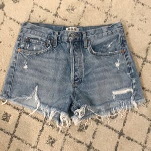 Agolde denim shorts